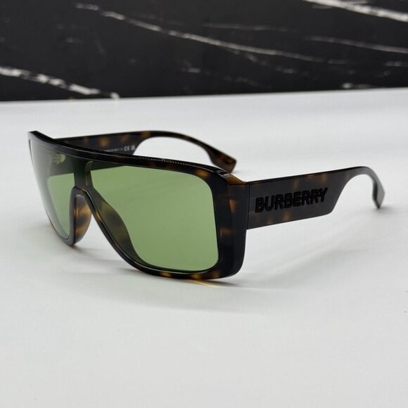 NEW BE4401U 3002/2  BURBERRY DARK HAVANA/GREEN MEN BURBERRY SUNGLASSES - Picture 5 of 11